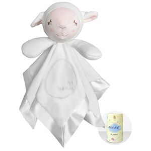 White Lamb Soft Security Blanket